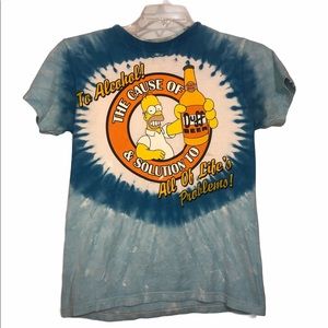 Duff beer shirt tye die